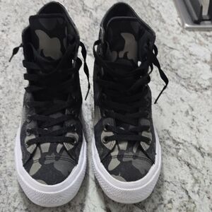Converse Black and Gray High-Tops